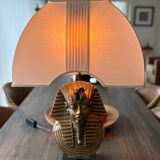 Pharaoh lamp 7 brass marble at Maison Jansen & Deknudt lighting