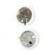 Pair of ceiling lamps type 16.s.002, polam-wilkasy, poland, 1970s.