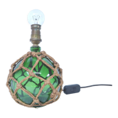 Lamp foot ball float glass and rope