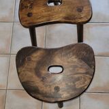 Set of 2 tripod stools