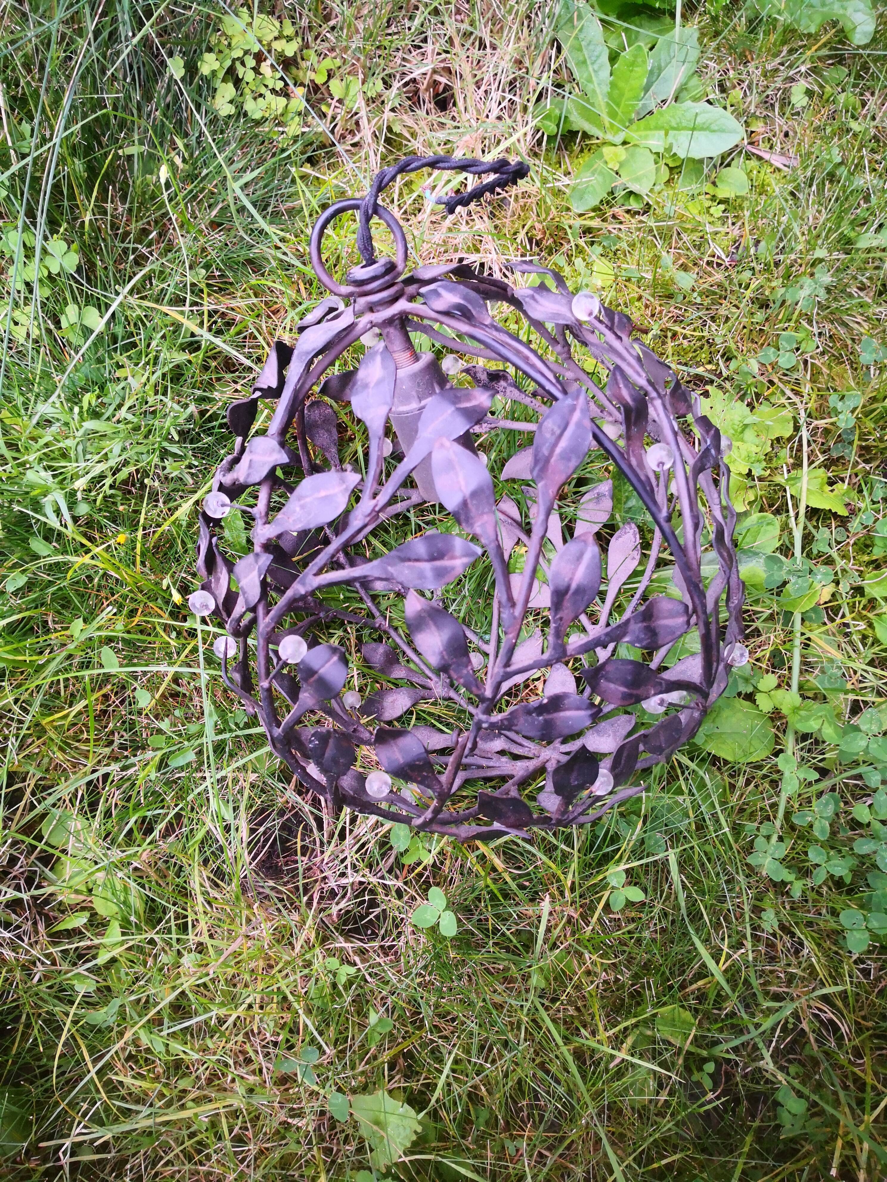 Plafonnier fer forgé