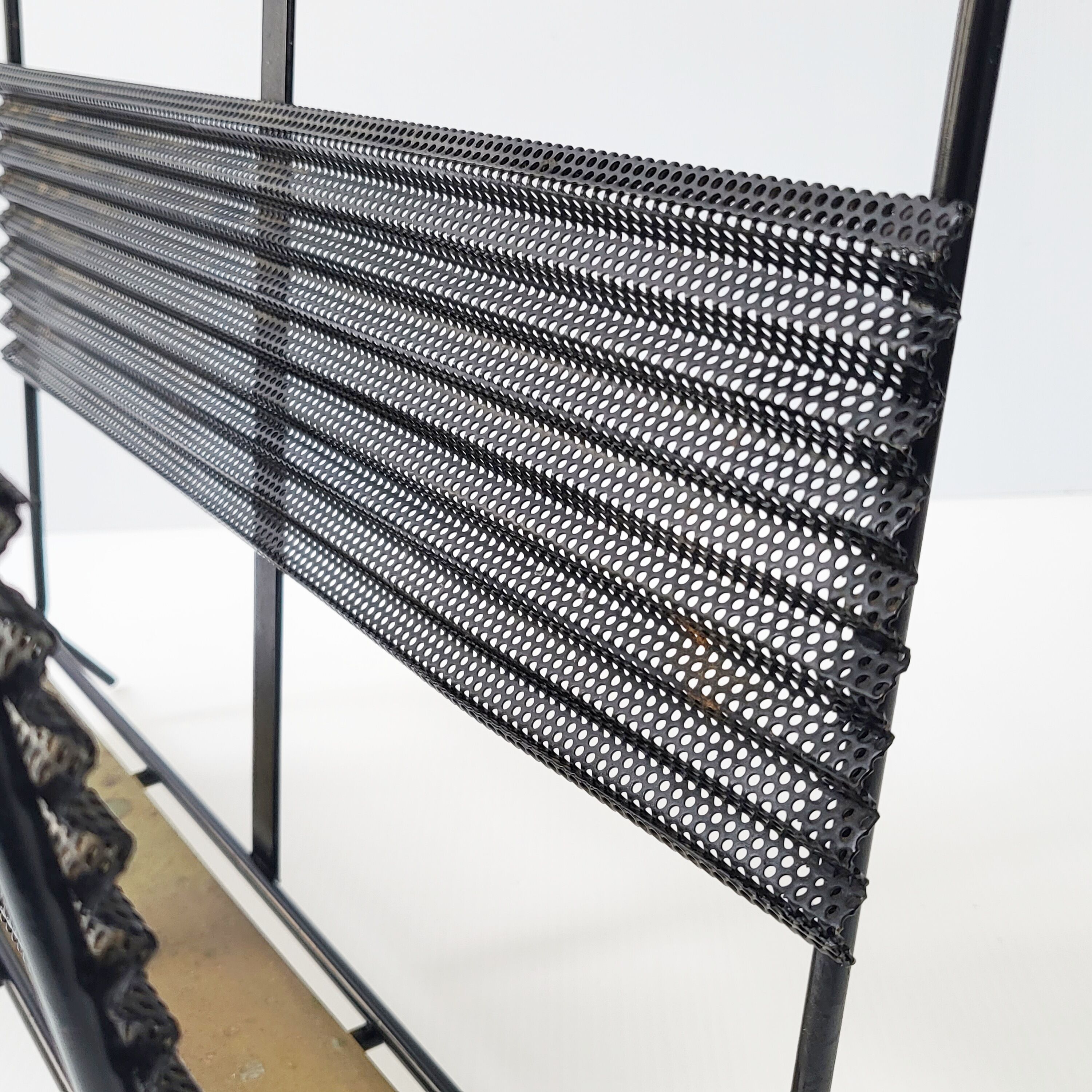 Vintage magazine holders by Mathieu Matégot, model "Harper's", 1950