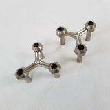 Pair of adjustable candlesticks