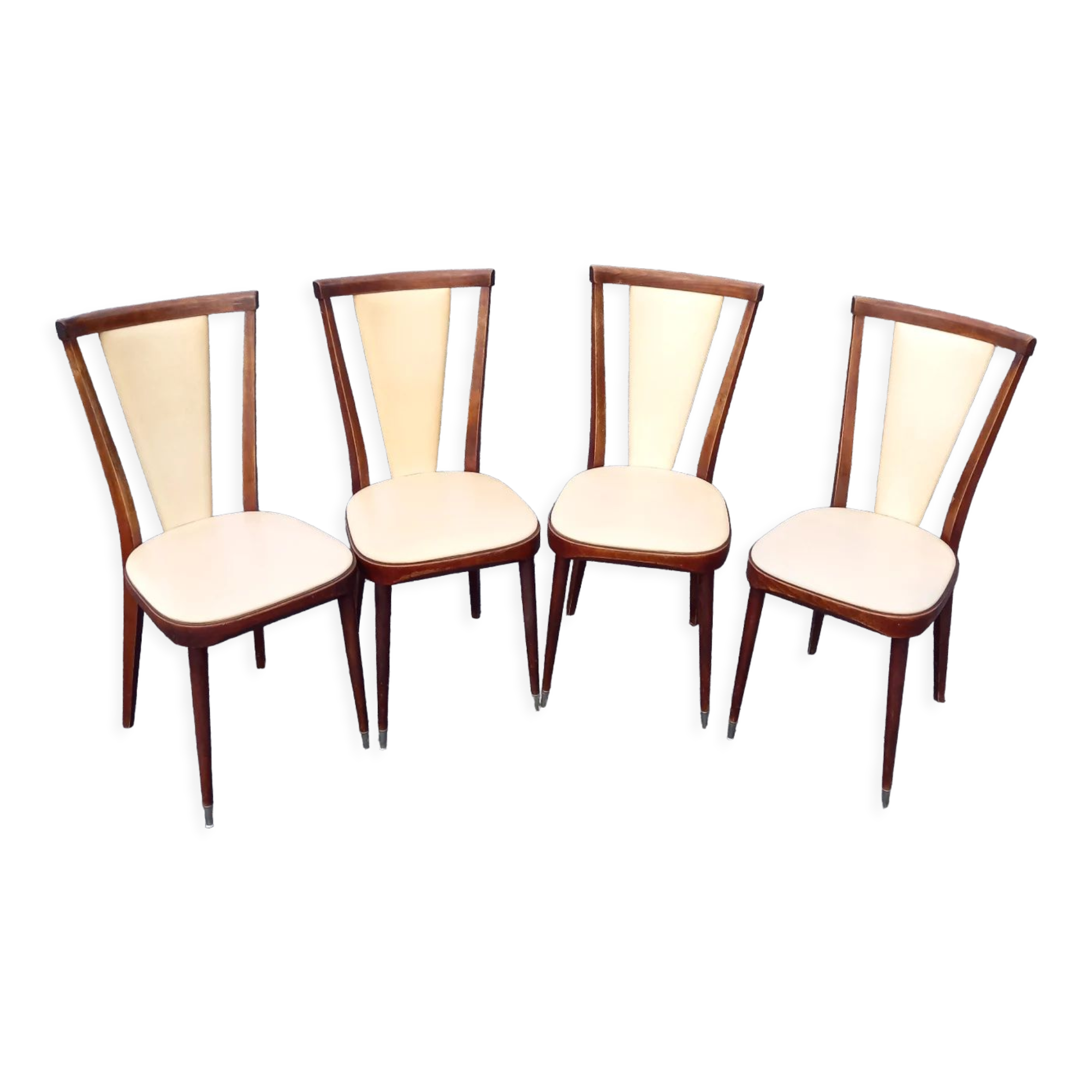 4 vintage chairs Palma Baumann 1970