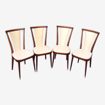4 chaises vintage Palma Baumann 1970