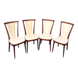 4 chaises vintage Palma Baumann 1970