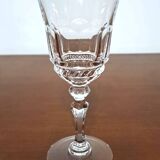 6 verres à vin en cristal