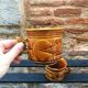 Two brown coffee cups