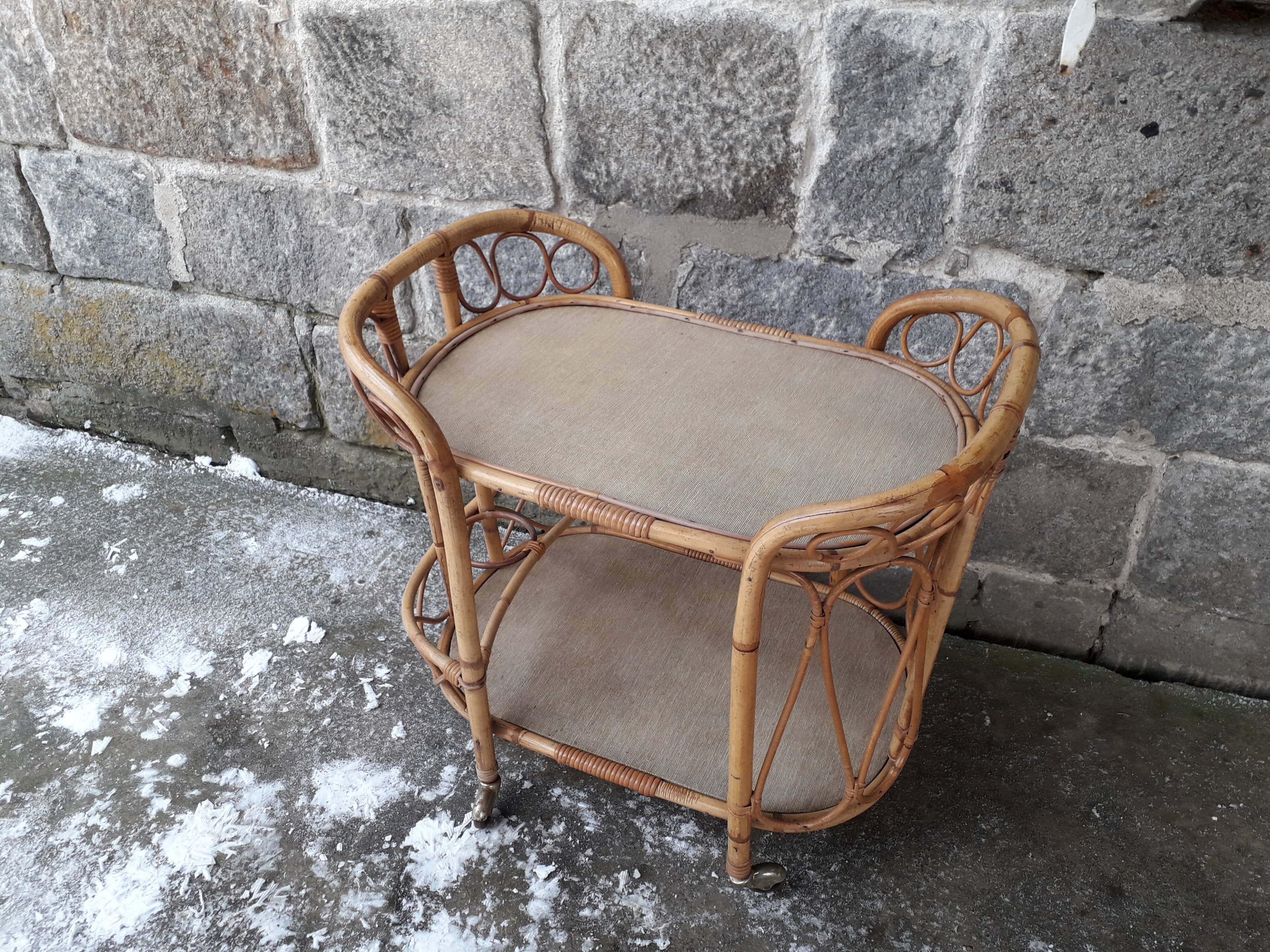 Rattan roller dessert