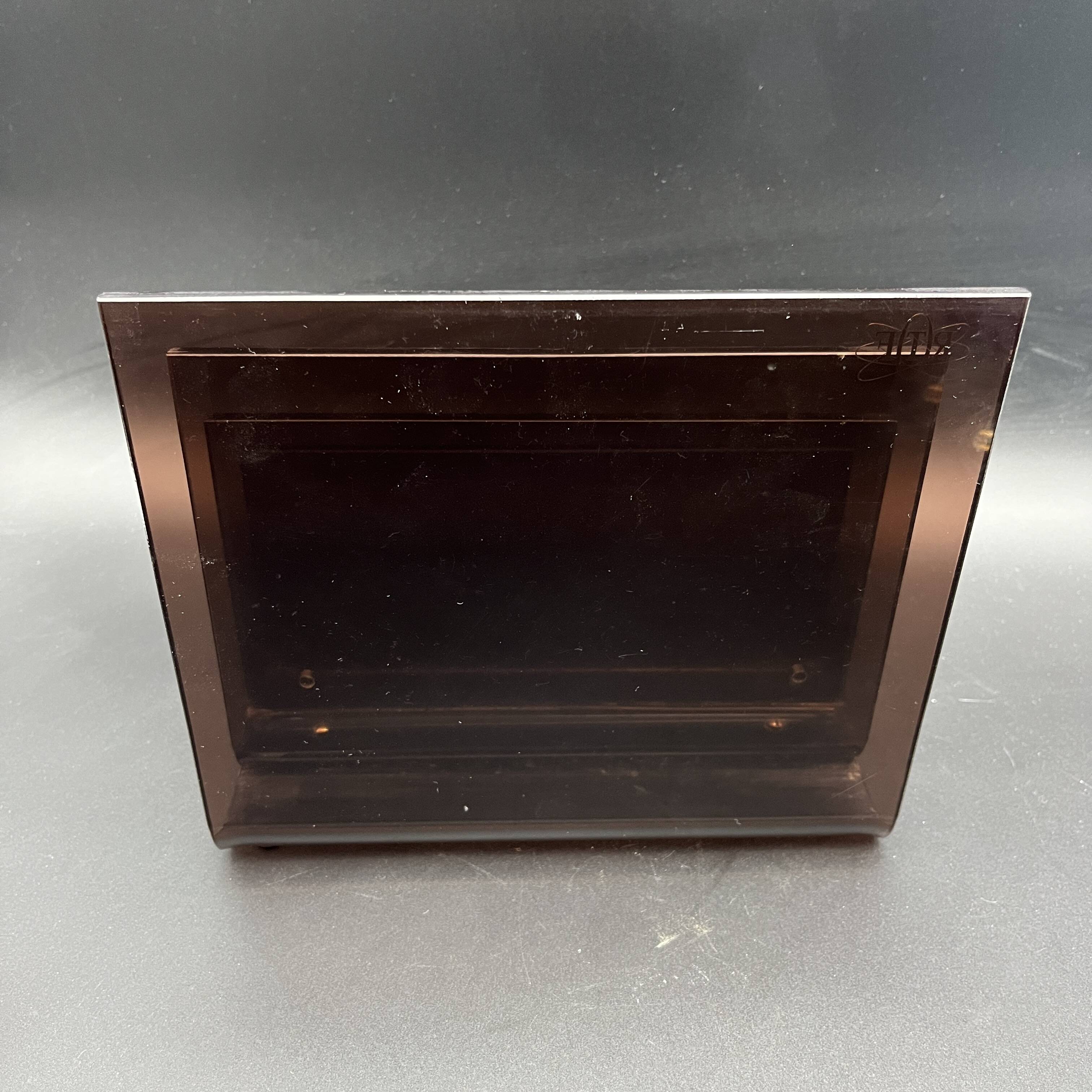 Mail sorter range in smoked altuglass plexiglass ORTF vintage DLG Dumas logo