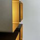 Vintage RAAK wall light, P1445, metal and brown ABS, Netherlands, 1970