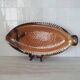 Sarreguemines / Large fish-shaped serving platter in Barbo ceramic