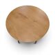 Guéridon vintage moderniste à pieds effilés table d'appoint années 50
