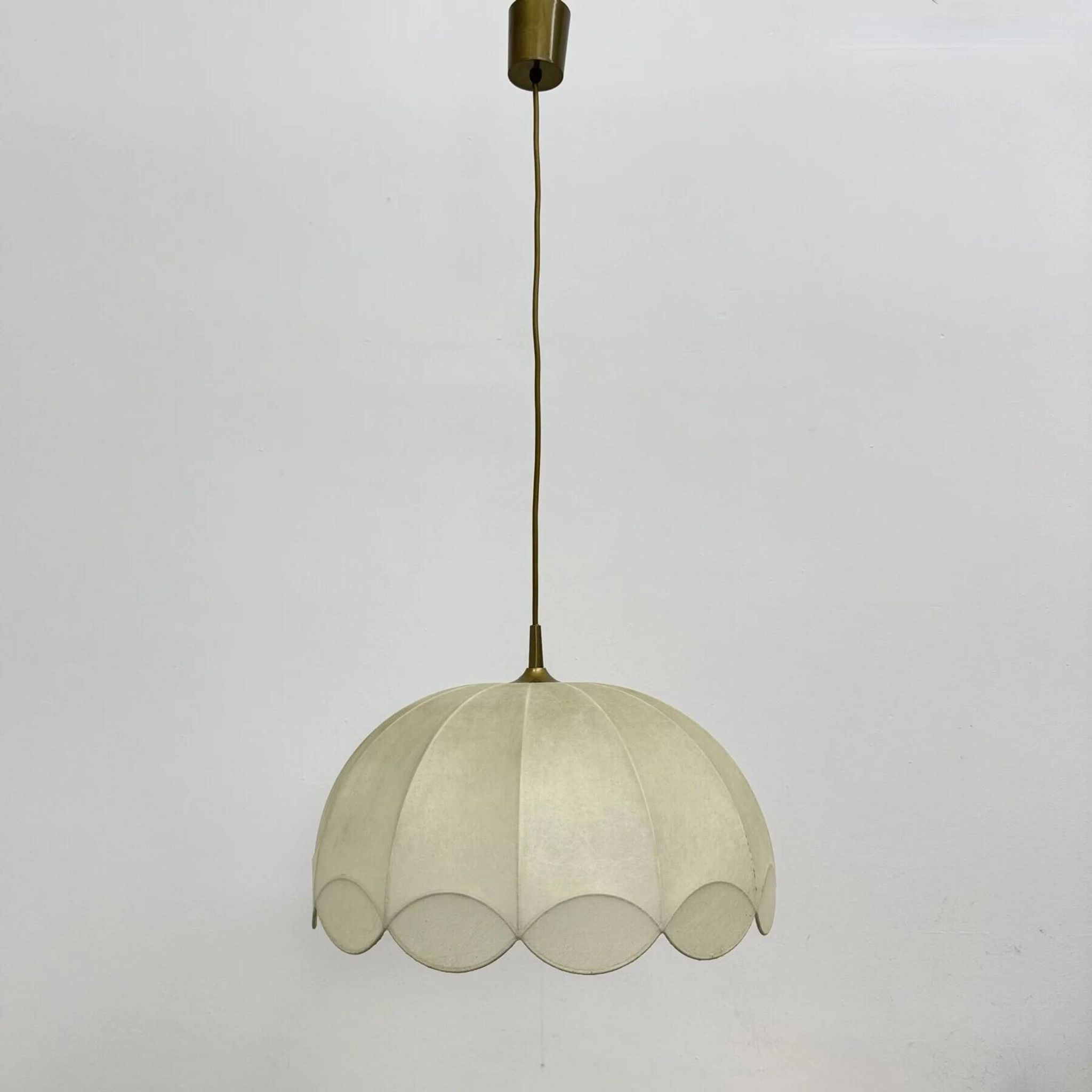 German mid-century "Cocoon" wavy chandelier by Goldkant, 1970s