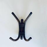 Wall hook, rattan coat rack