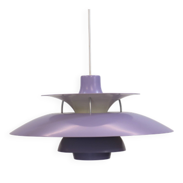 Louis Poulsen PH5 Pendant Lamp – Light Purple – Poul Henningsen Design,