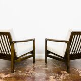 Mid Century Modern Armchairs By Zenon Bączyk, 1960's, Set Of 2