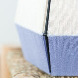 Table lamp woven in cotton thread