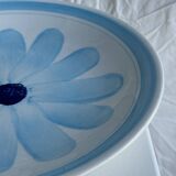 Large fruit bowl, classic French glass dish