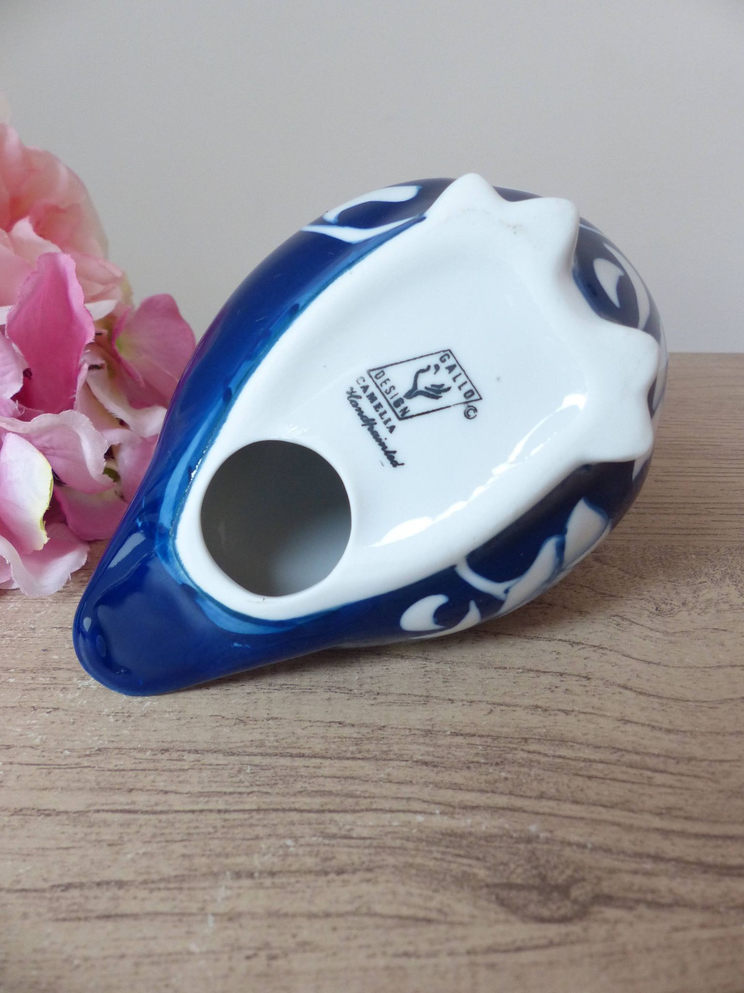 Owl Statuette Villeroy and Boch Gallo – Vintage Cobalt Blue Porcelain