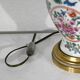 Lampe en porcelaine de chine et laiton, début XXe