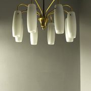 Lampe à Suspension en Laiton des Années 1960 provenant d'Autriche