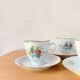 4 fine porcelain cups from Ćmielów