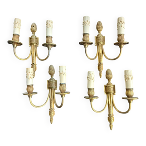 4 appliques louis XVI