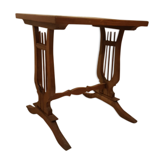 Lyre side table