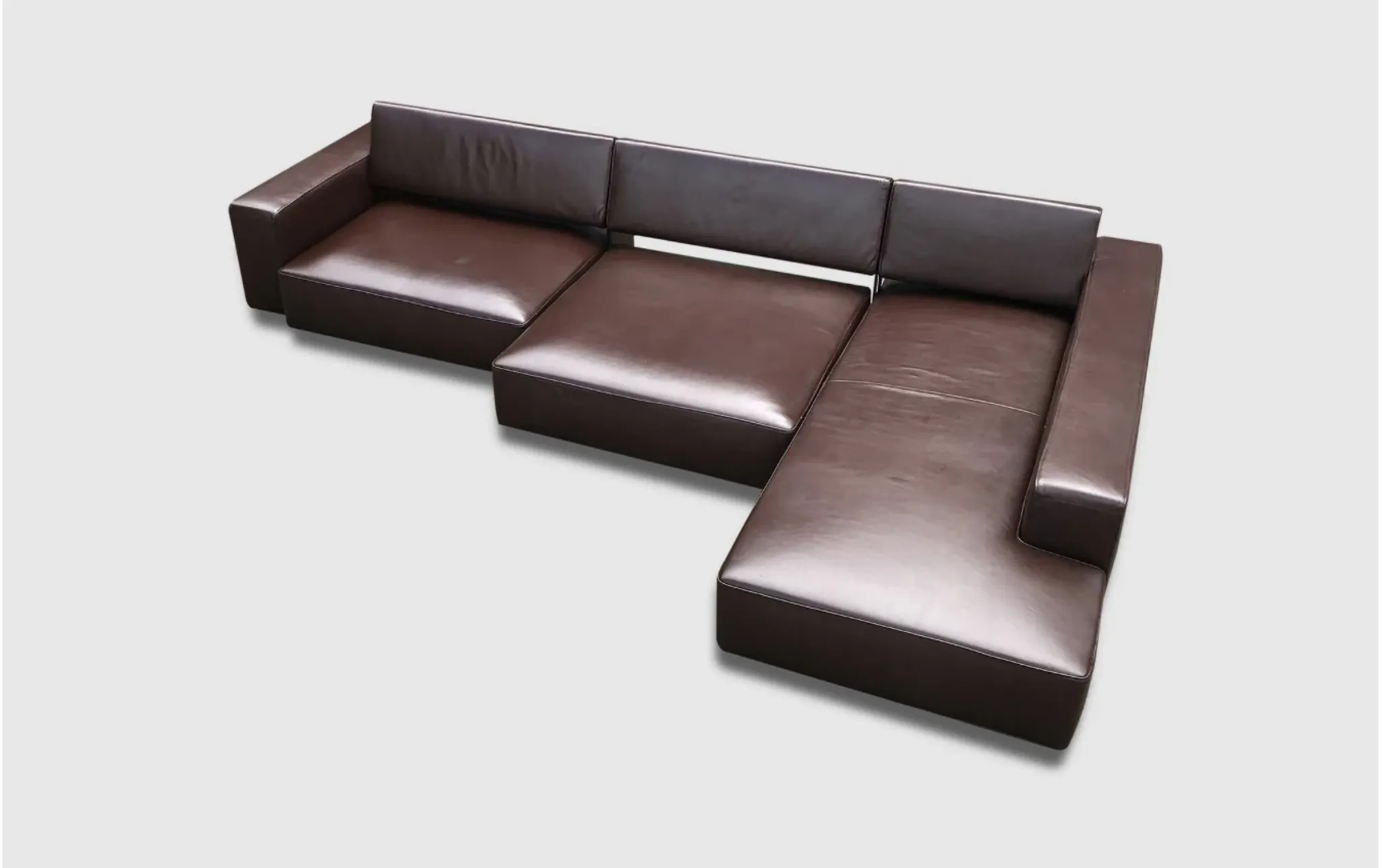 Modular leather sofa Andy Landscape by Paolo Piva for B&B Italia 2013