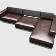 Modular leather sofa Andy Landscape by Paolo Piva for B&B Italia 2013
