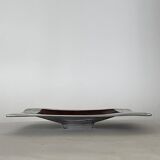 Large brushed metal (aluminum) pocket, 20th century design