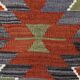 5x11 Multicolor Geometric Style Kilim Rug, Hanmade Wool Area Rug, 162x342Cm