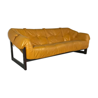 Brazilian mp-091 3-seater sofa by percival lafer for lafer s.a. 1960s