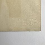 Kengo kara, untitled, c. 1973. original lithograph signed in pencil
