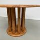 Circular pine dining table by Rainer Daumiller, 70s