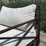 Fauteuils (la paire) pliable en fer 1980