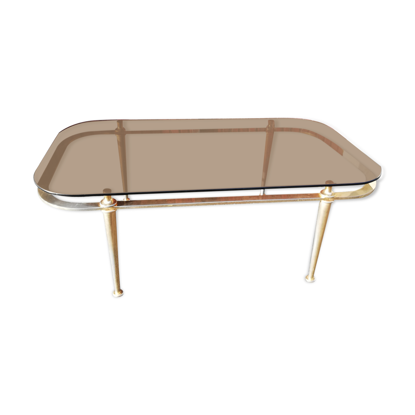Table basse vintage ovale