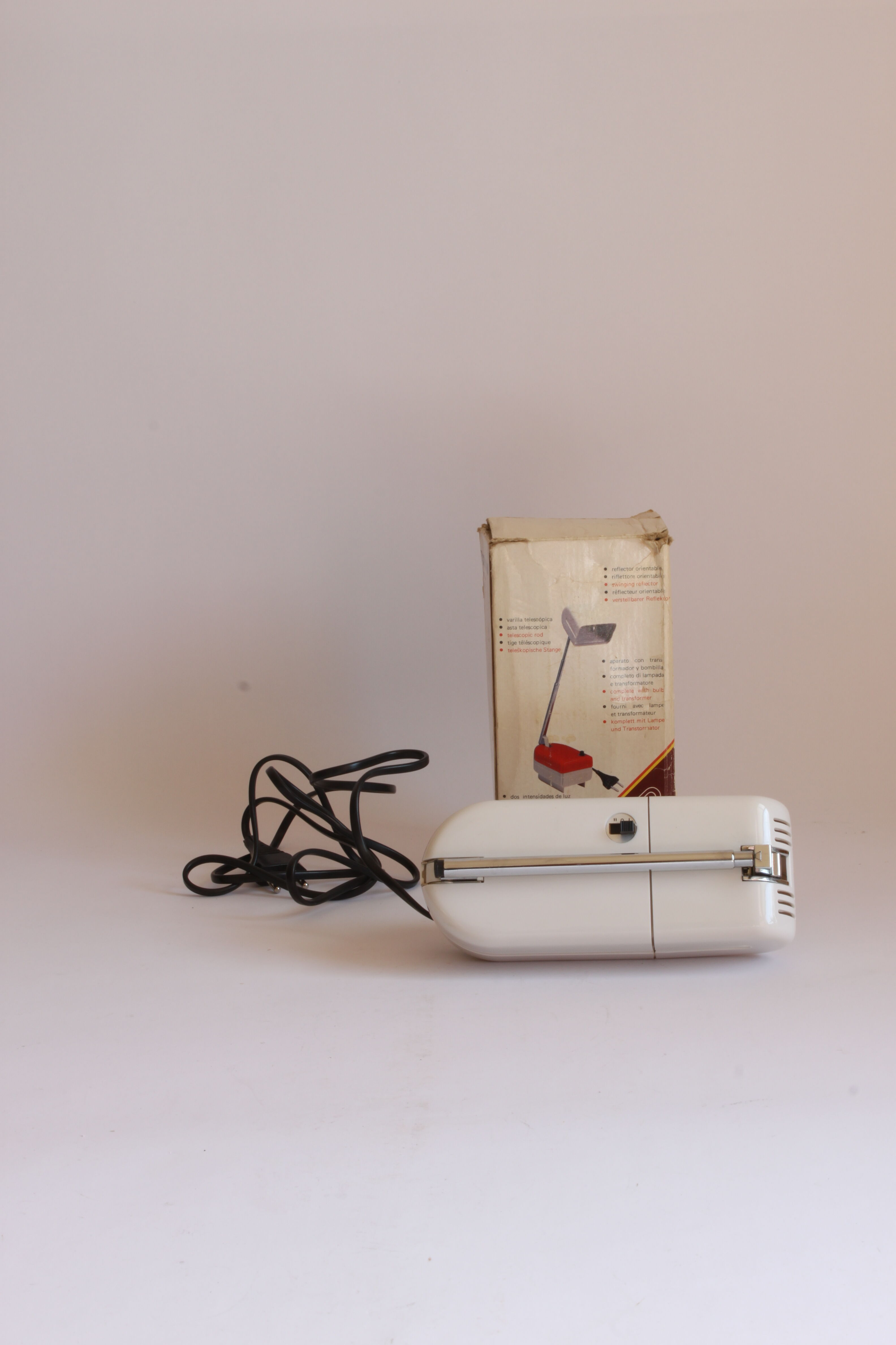 Telescopic bedside or wall lamp, 1960s.