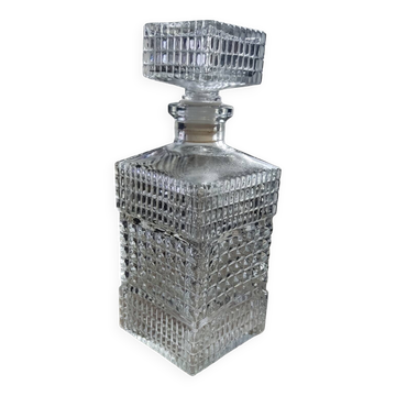 Large whisky decanter from France
