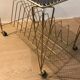 Metal table gold range discs vintage