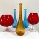 Large coupe vase from Empoli, Italy - 1950s