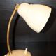 Plastic and brass cocotte lamp