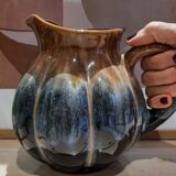 Vintage melon shaped pitcher