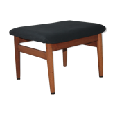 Ottoman scandinave par Arne Vodder en teck 60's