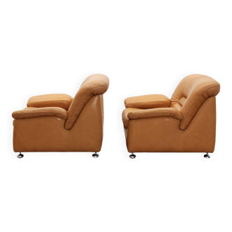 Vintage set Design armchairs by DeSede, 1970 Switzerland.
