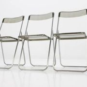 Set of three folding mid-century chairs from Sweden, 1970s