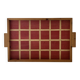Red checkered plateau unique piece