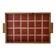 Red checkered plateau unique piece