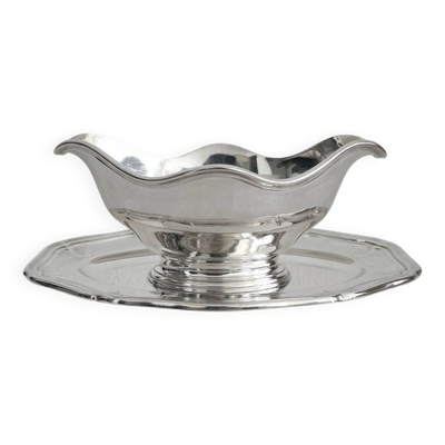 Saucière en métal argenté Ercuis